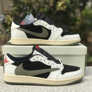 (WMNS) Air Jordan 1 Retro Low OG SP 'Travis Scott Medium Olive' DZ4137-106